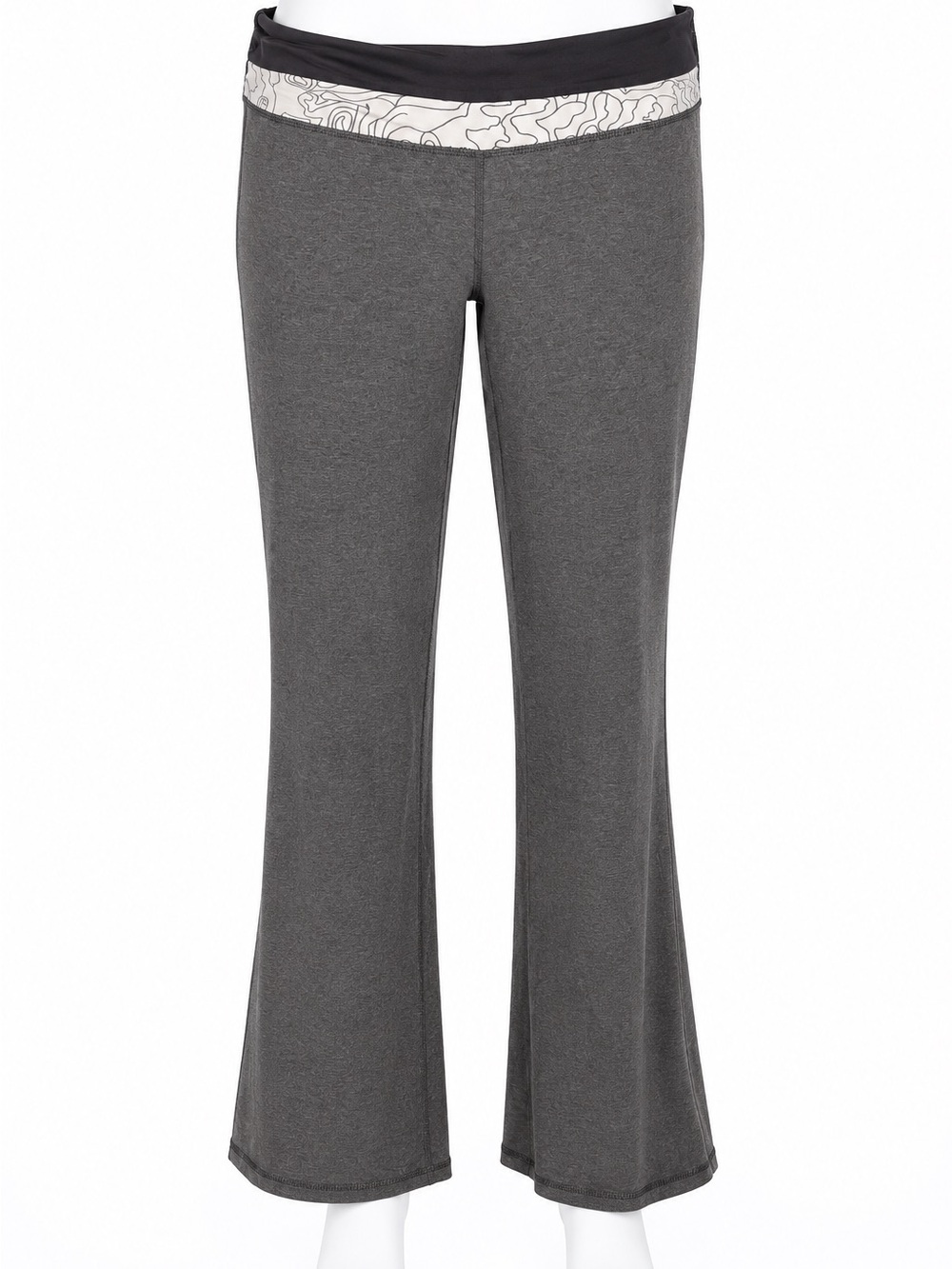 Vintage Lululemon Gray Cross Front Yoga Pants Bootcut Size 6